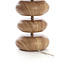Light en Living Tafellamp Ø22x67,5 cm DANIALO hout print naturel+touw crème