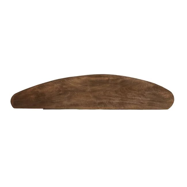 Light en Living Wandplank 100x25x3 cm GINOSU mat donker bruin