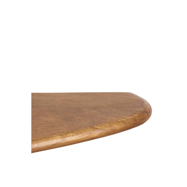 Light en Living Wandplank 100x25x3 cm GINOSU olie bruin