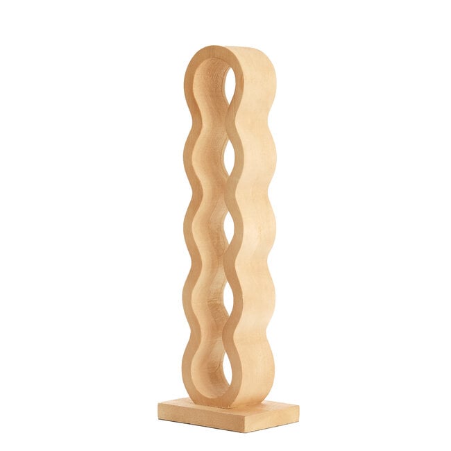 Light en Living Wijnrek 5 flessen 18x13x58 cm EDOLO hout mat naturel