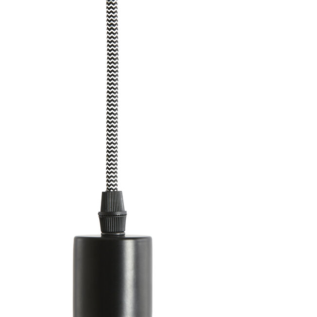 Light en Living Pendel met houder Ø5x7,5 cm CUPA zwart-wit