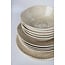 PTMD Dinerbord Kaylaa Blauw creme rond S - 23 cm