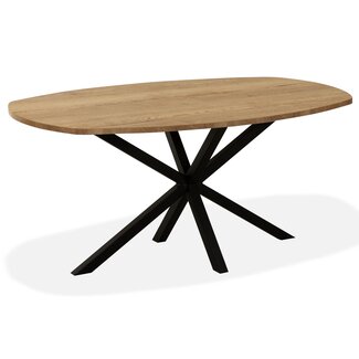 WoonMax Eettafel Kent Deens ovaal - 138, 160, 190 of 220 cm - Diverse kleuren