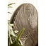 PTMD Wandornament Wiktor bruin MDF swirl carved S - Ø 90 cm