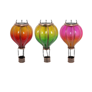 Countryfield Hanger hete luchtballon Solar LED set van 3 multicolor - L