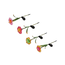 Countryfield Tuinsteker Hibiscus Solar LED - set van 4 tuinstekers