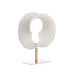 Light en Living Ornament op voet 34x18x43 cm VODICE crème+antiek brons