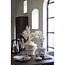 Light en Living Windlicht Ø21,5x35 cm ANOSY glas helder+hout mat d bruin