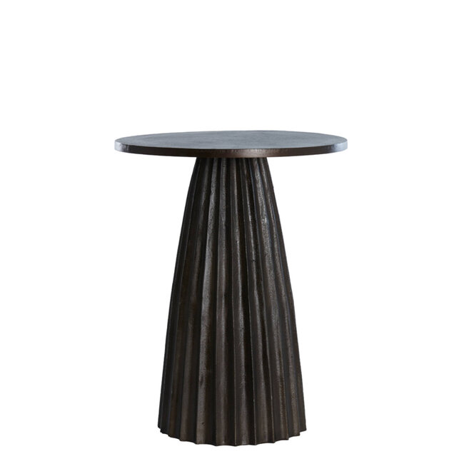 Light en Living Bijzettafel Ø40x51 cm VEGLIA mat donker bruin