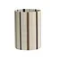 Light en Living Lampenkap cilinder 25-25-36 cm MEDAN crème+bruin+donker bruin