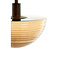 Light en Living Tafellamp 30x20x61 cm BAYLIE hout print d bruin+bruin glas