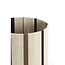Light en Living Kap cilinder 20-20-30 cm MEDAN crème+bruin+donker bruin