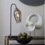 Light en Living Ornament op voet 34x18x43 cm VODICE crème+antiek brons