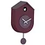 Karlsson Wandklok Grato Cuckoo mauve purple met lavendel paars