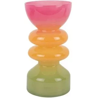 Present Time Vaas Funky Vibes glas groot multi colour