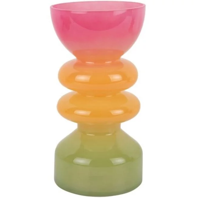 Present Time Vaas Funky Vibes glas groot multi colour