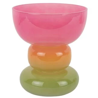 Present Time Vaas Funky Vibes glas breed multi colour