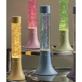 Leitmotiv Tafellamp Astro Glitter zacht groen met helder groen glitter