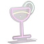 Leitmotiv Neon licht Cocktail multi colour