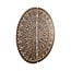 PTMD Wandornament Willian Bruin 2 delen - Ø 180 cm