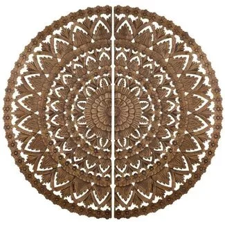 PTMD Wandornament Willian Bruin 2 delen