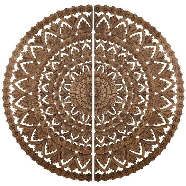 PTMD Wandornament Willian Bruin 2 delen