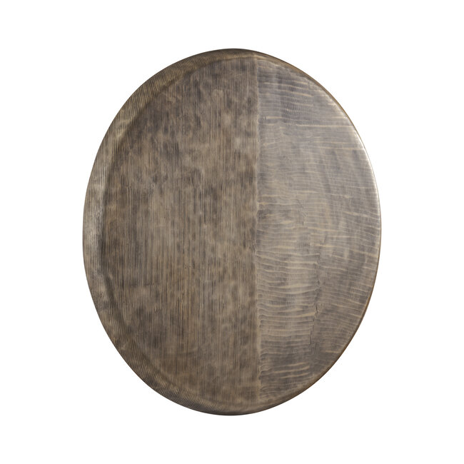 PTMD Wandornament Jowad Antiek Goud geribbed M - Ø80,5 cm