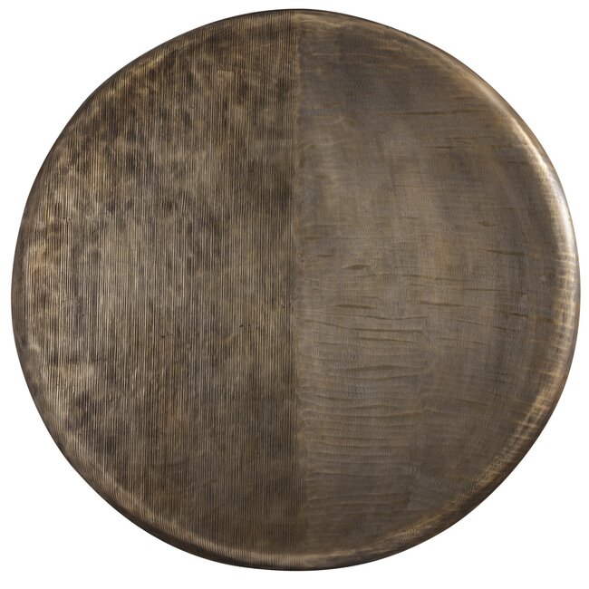 PTMD Wandornament Jowad Antiek Goud geribbed M - Ø80,5 cm