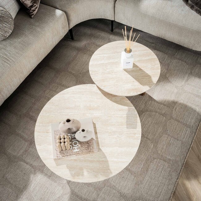 WoonStijl Salontafel set van 2 Romano rechthoekige poot