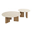 WoonStijl Salontafel set van 2 Romano rechthoekige poot