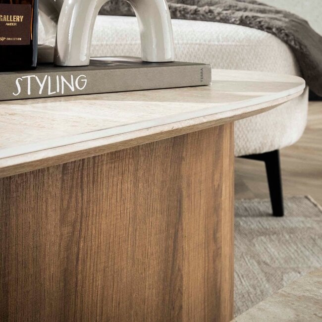 WoonStijl Salontafel set van 2 Romano driehoekig