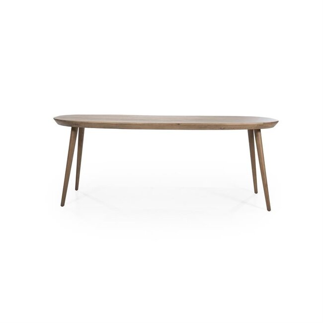 Eleonora Eettafel Elijah 220x100 cm - bruin
