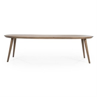 Eleonora Eettafel Elijah 300x100 cm - bruin