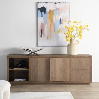 Eleonora Dressoir Helsinki - lichtbruin - 200 cm