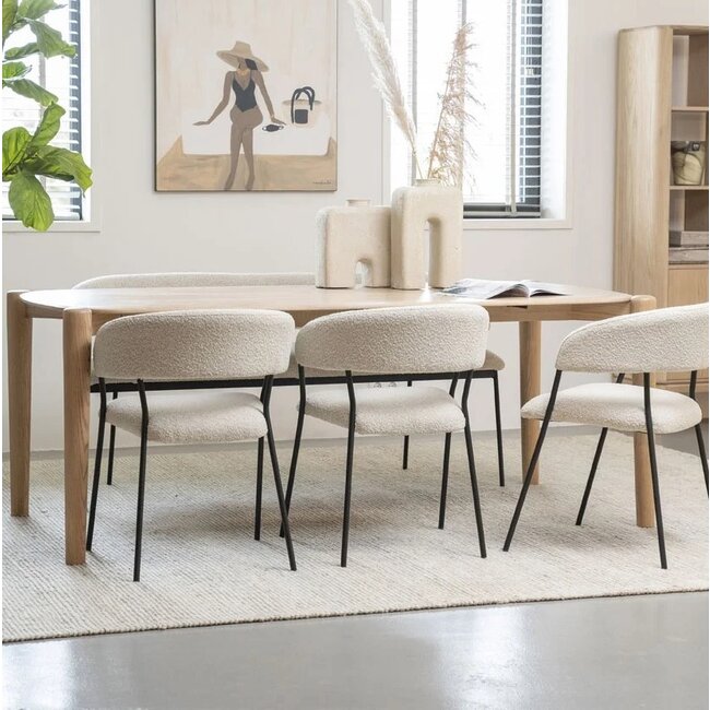 Eleonora Eettafel Selbu - 200x100 cm
