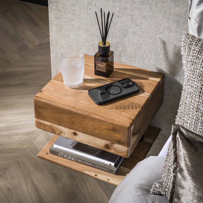 WoonStijl Nachtkastje 1 lade shelve