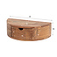 WoonStijl Nachtkastje 1L curve / Massief acacia naturel