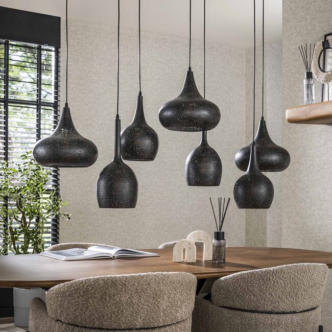 WoonStijl Hanglamp 4+3 zip