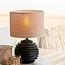 Light en Living Lampenkap cilinder 40-40-30 cm BRESKA parel wit