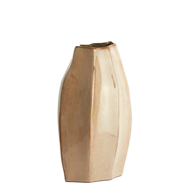 Light en Living Vaas deco 25,5x21,5x42,5 cm CHIADO  glans beige