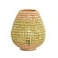 Light en Living Tafellamp Ø32x34,5 cm KALIPA rotan  naturel+groen