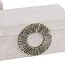 PTMD Opbergbox Hazael Beige suede set van 2
