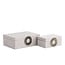 PTMD Opbergbox Hazael Beige suede set van 2