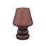 PTMD Tafellamp Led Miron Bruin matglas