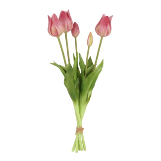 Countryfield Boeket kunstbloemen Tulip Greigii paars