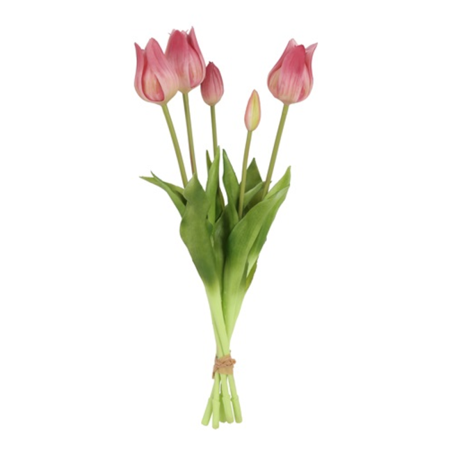 Countryfield Boeket kunstbloemen Tulip Greigii paars