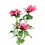 PTMD Kunstbloem roze azalea met bladeren