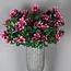 PTMD Kunstbloem roze azalea met bladeren
