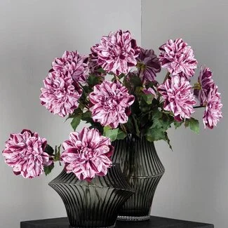 PTMD Kunstbloem Dahlia Paars