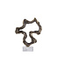 PTMD Ornament Maryan Brass aluminium op marmeren voet S